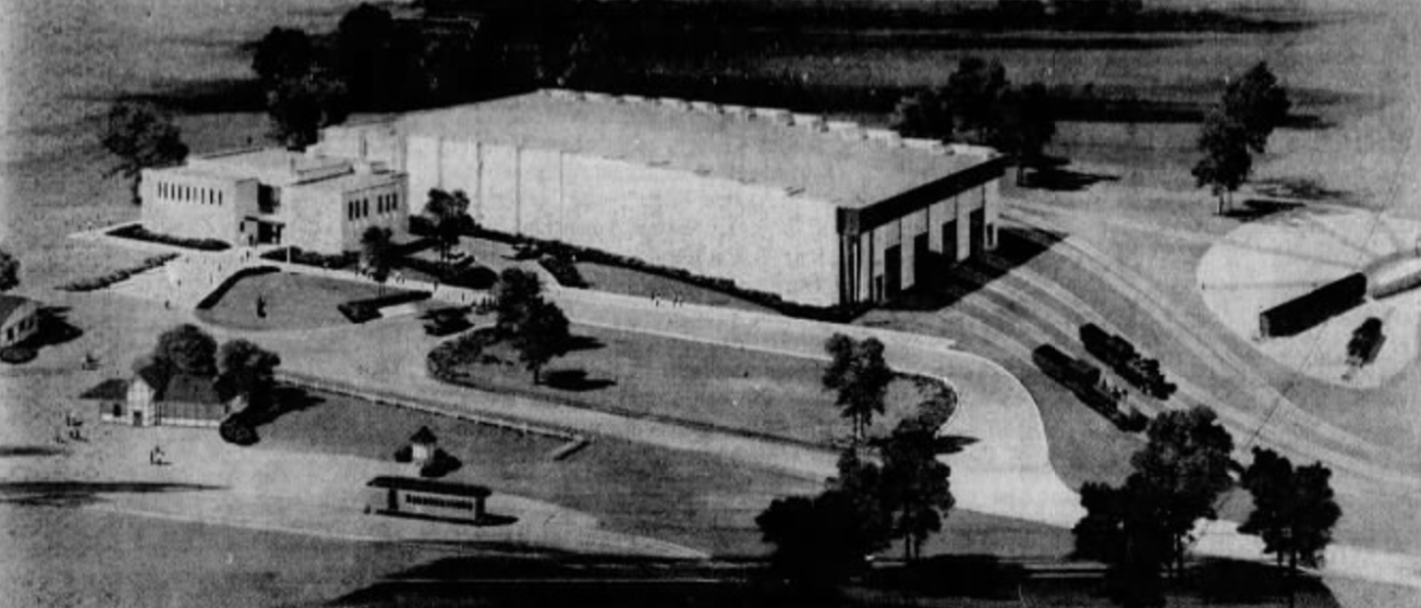 Railroad Museum architectural sketch
